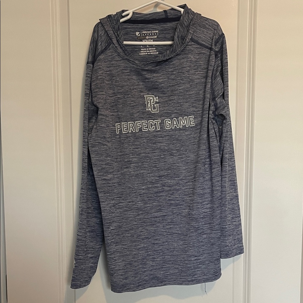 Perfect Game Kids Long Sleeve Tee - Gray